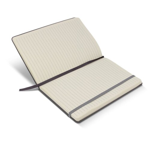 Duurzaam notitieboek R-PET/PU A5 met FSC-papier – luxe bedrukt relatiegeschenk van gerecycled materiaal voor kantoor en promotie