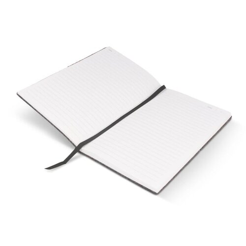 Duurzaam notitieboek vilt A5 – milieuvriendelijke zachte vilten kaft als bedrukt relatiegeschenk voor kantoor en promotie