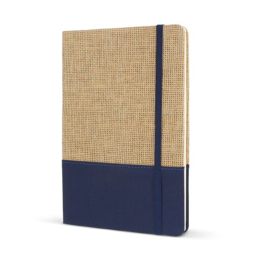 DéBlé jute notitieboek LT92077 bedrukt met logo