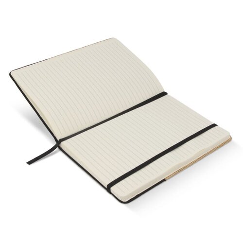 DéBlé jute notitieboek LT92077 bedrukt met logo