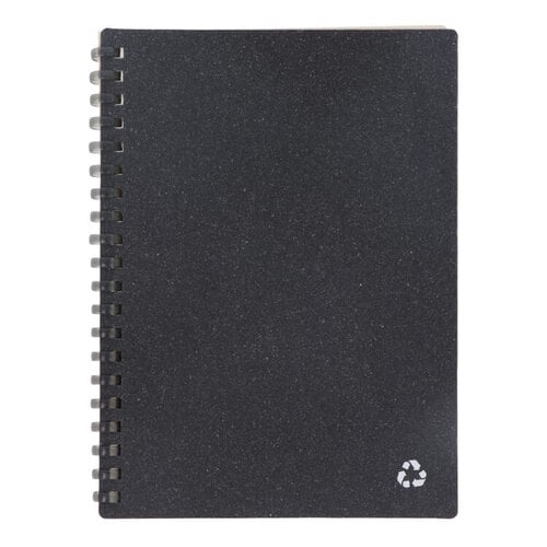 DéBlé gerecycled leren notitieboek LT92069 bedrukt met logo