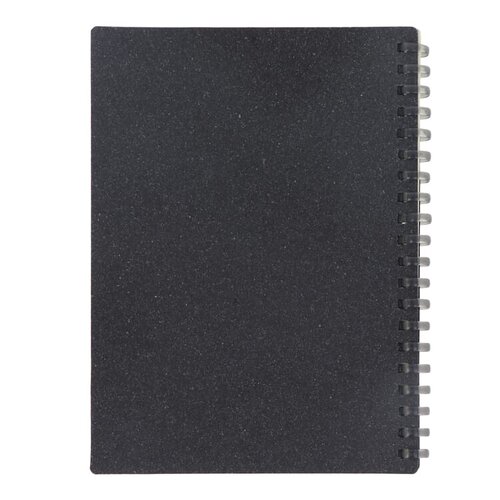 duurzaam notebook midi van gerecycled leer met logo – DeBle relatiegeschenk met luxe uitstraling en milieuvriendelijke afwerking voor bedrijven