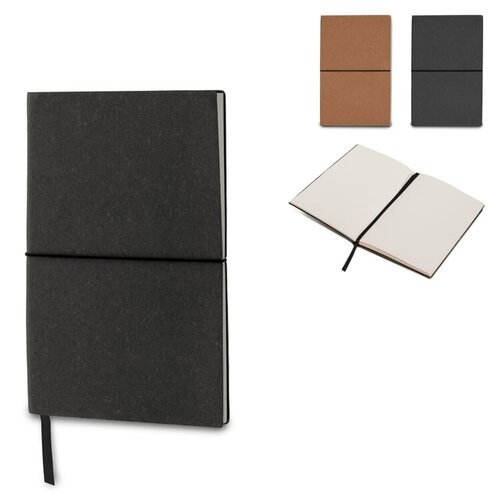DéBlé luxe notitieboek van gerecycled leer LT92521 bedrukt met logo