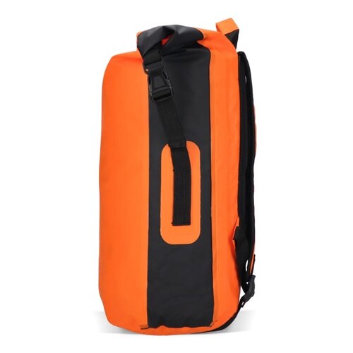 Rolltop rugzak 25 liter waterdicht – DeBle outdoor rugzak met logo en rolltop-sluiting voor bedrijven