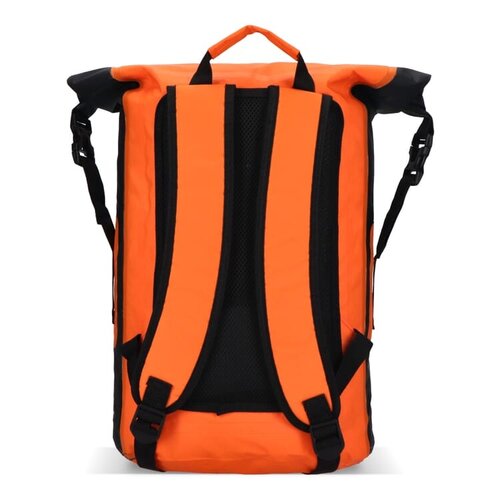 Rolltop rugzak 25 liter waterdicht – DeBle outdoor rugzak met logo en rolltop-sluiting voor bedrijven