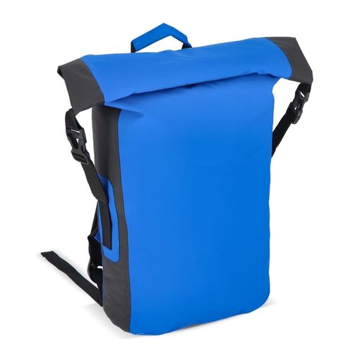 Rolltop rugzak 25 liter waterdicht – DeBle outdoor rugzak met logo en rolltop-sluiting voor bedrijven
