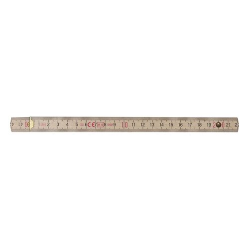 Houten duimstok 2 meter bedrukken met logo DeBle meetlat premium NL BE