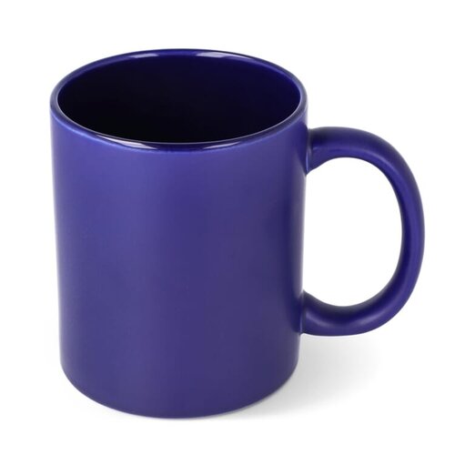 Matte mok Oslo 350 ml met glanzende binnenkant en logo bedrukken DeBle