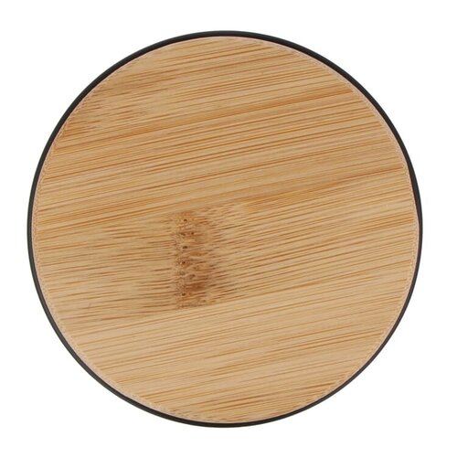 Bamboe mok 300 ml met deksel Wenen LT51105 met logo bedrukken DeBle