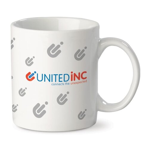 Witte mok Oslo 300 ml met logo bedrukken DeBle