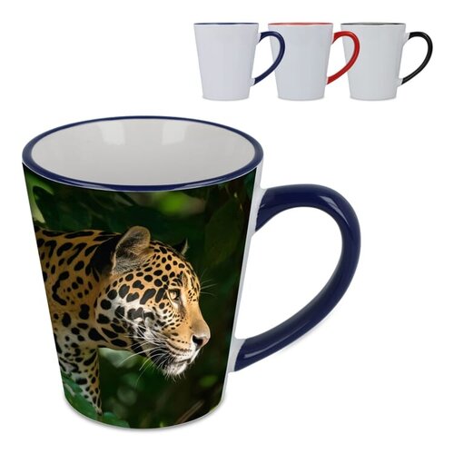 melbourne mok 300ml LT51192 DeBle sublimatie mok met kleuraccent