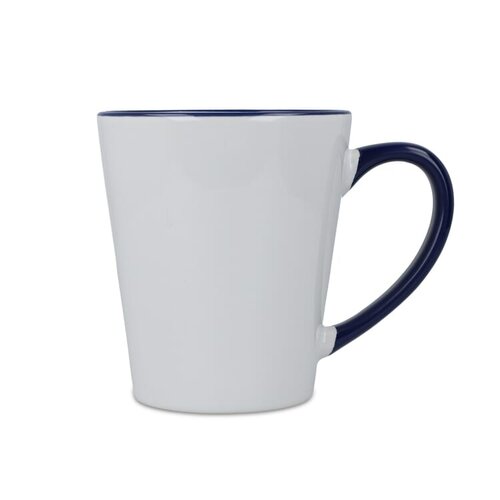 Sublimatie mok Melbourne 300 ml met gekleurde rand en logo bedrukken DeBle