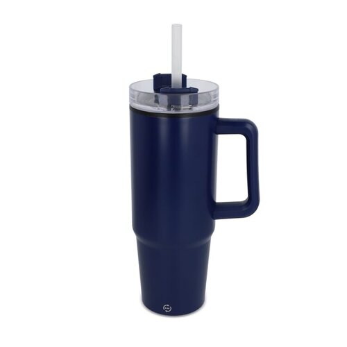 DeBle Miami Thermosbeker met Handvat en Rietje 800 ml LT57004 bedrukken met logo