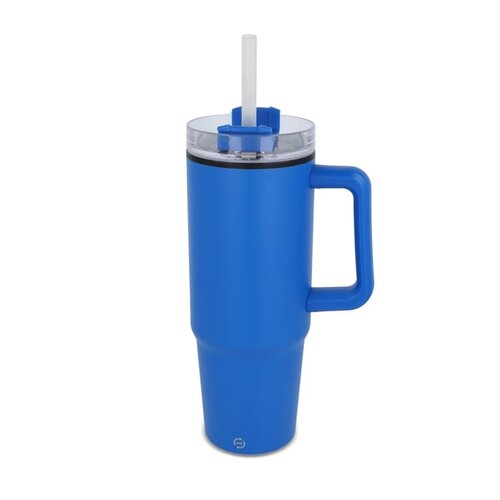 DeBle Miami Thermosbeker met Handvat en Rietje 800 ml LT57004 bedrukken met logo