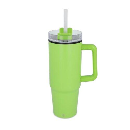 DeBle Miami Thermosbeker met Handvat en Rietje 800 ml LT57004 bedrukken met logo