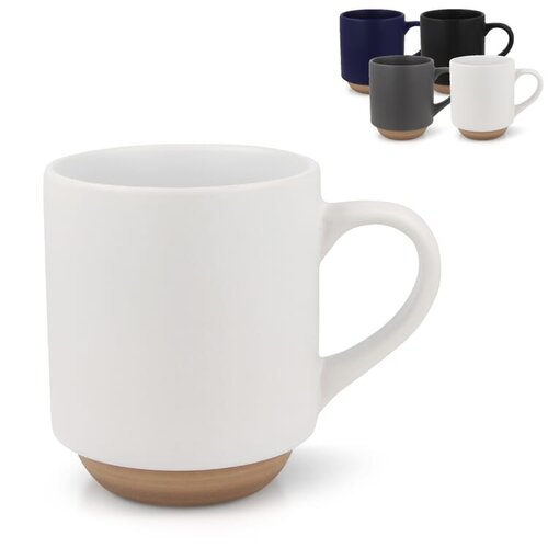 Keramische mok Tallin 300 ml met logo bedrukken DeBle