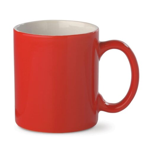 Rode mok Oslo 300 ml met logo bedrukken DeBle