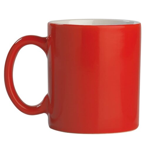 Rode mok Oslo 300 ml met logo bedrukken DeBle