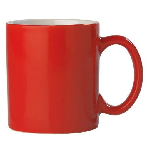 Rode mok Oslo 300 ml met logo bedrukken DeBle