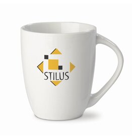 Porseleinen mok Cyprus 270 ml met logo bedrukken DeBle