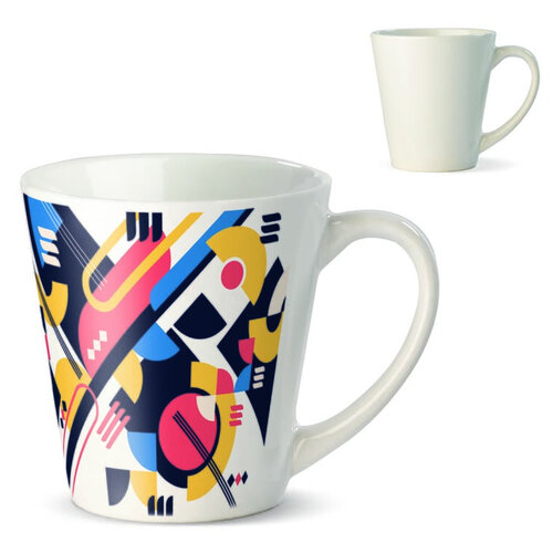 melbourne mok 350ml LT51191 DeBle sublimatie mok conisch aardewerk