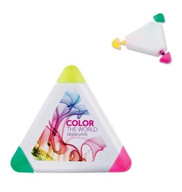 markeerstift driehoek LT81423 DeBle driehoekige 3-kleurige markeerstift met groot drukoppervlak