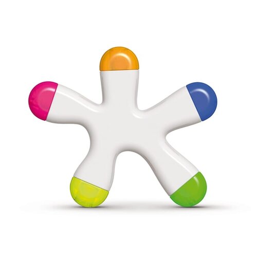 markeerstift drop LT81409 DeBle vijfkleurige markeerstift met bedrukkingsruimte