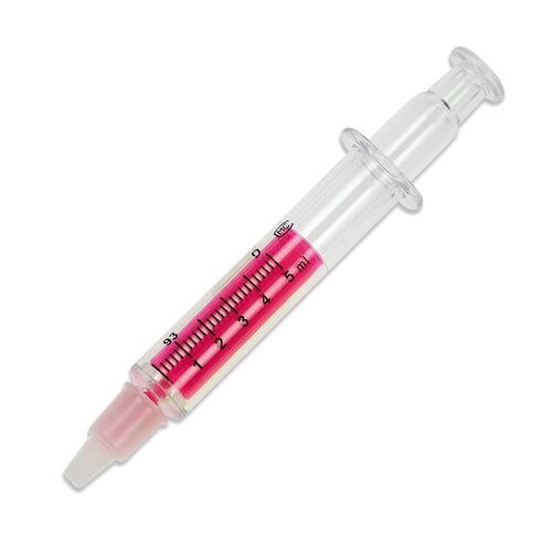 markeerstift spuit LT81458 DeBle transparante markeerstift in injectie design