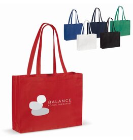 draagtas gerecycled katoen LT95243 DeBle duurzame katoenen tas met verstevigde bodem