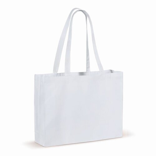 draagtas gerecycled katoen LT95243 DeBle duurzame katoenen tas met verstevigde bodem