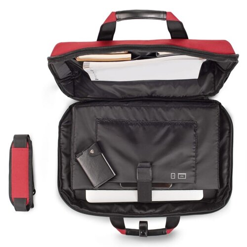 laptoptas professional r-pet LT95213 DeBle duurzame 15,6 inch laptoptas van gerecycled materiaal