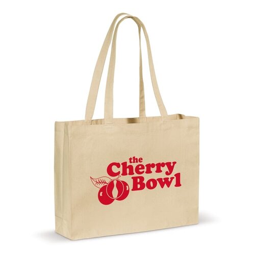 schoudertas canvas oeko-tex LT95161 DeBle duurzame ongebleekte katoenen canvas schoudertas 280g/m²