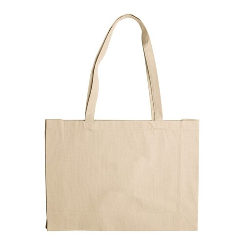 schoudertas canvas oeko-tex LT95161 DeBle duurzame ongebleekte katoenen canvas schoudertas 280g/m²