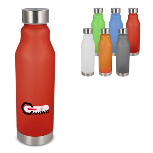 r-pet fles mat LT98824 DeBle duurzame 600ml drinkfles van gerecycled PET met matte afwerking