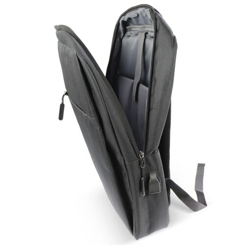 laptoptas met oplaadpoort LT95289 DeBle moderne 20L laptoptas met USB-aansluiting en flessenvak