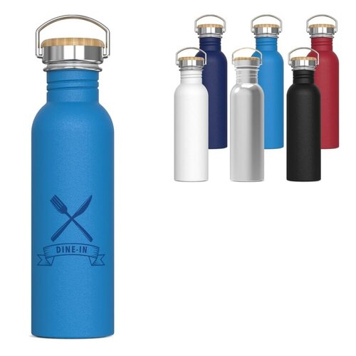 waterfles ashton LT98885 DeBle duurzame roestvrijstalen 750ml drinkfles met matte poedercoating