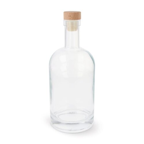 glazen waterfles LT98851 DeBle duurzame 500ml fles met FSC houten dop