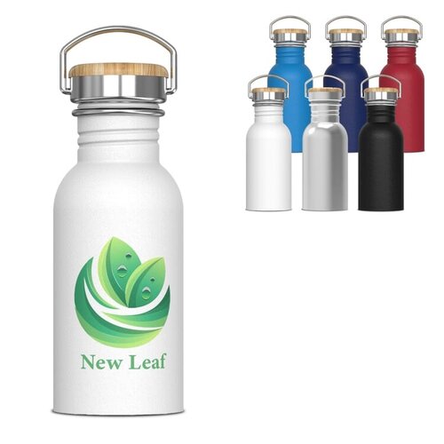 waterfles ashton LT98884 DeBle duurzame roestvrijstalen 500ml drinkfles met matte poedercoating