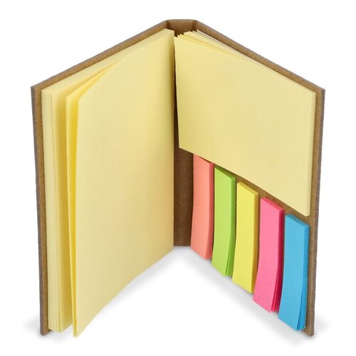 DeBle kraftpapier sticky notes LT92087 duurzaam sticky notes relatiegeschenk