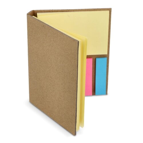 DeBle kraftpapier sticky notes LT92087 duurzaam sticky notes relatiegeschenk
