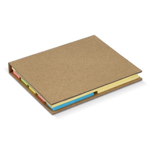 DeBle kraftpapier sticky notes LT92087 duurzaam sticky notes relatiegeschenk