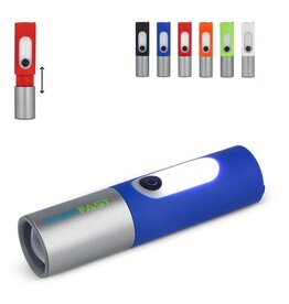 oplaadbare led zaklamp LT93319 DeBle 10W 300 lumen zaklamp met zoomfunctie en USB-C oplaadbare batterij