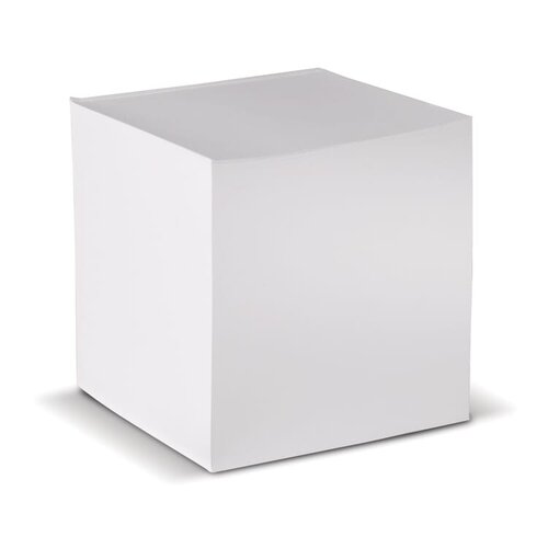 DeBle papierkubus 10x10x10cm LT91705 wit papier notitieblok B2B relatiegeschenk