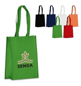 DeBle R-PET gelamineerde draagtas LT91330 compacte gerecyclede B2B tas met logo