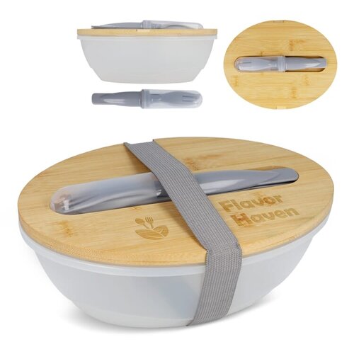 duurzame lunchbox met bestek LT90454 DeBle bamboe R-PP B2B
