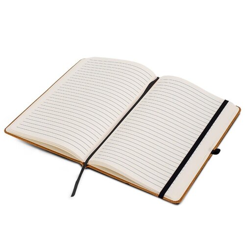 notebook A5 gerecycled leer LT92522 DeBle duurzaam notitieboek B2B