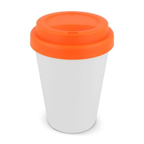 DeBle RPP koffiebeker wit 250 ml LT98867 duurzame koffiebeker met logo