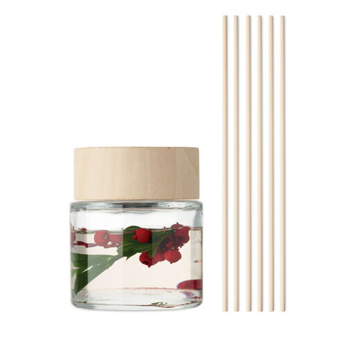 Vanille aroma geurstokjes MO2703 DeBle luxe geurcadeau – vanille geurstokjes bedrukt