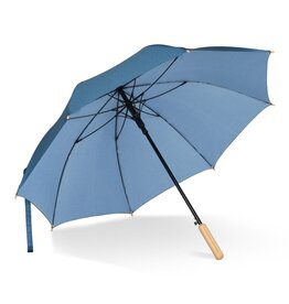 DeBle R-PET paraplu bedrukt LT97114 luxe duurzame stokparaplu voor bedrijven