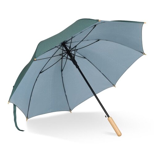 DeBle R-PET paraplu bedrukt LT97114 luxe duurzame stokparaplu voor bedrijven